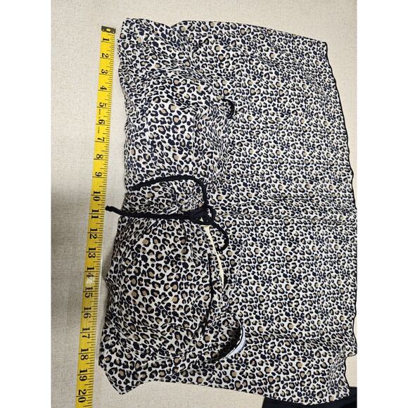 Womens Plus Size Swimsuit Sz 24 Two Piece Bathing Suit Shorts Cheetah Tankini - Picture 11 of 15